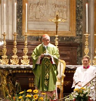 Kard. Pietro Parolin w bazylice Matki Bożej Większej (fot. Vito Sidoti)
