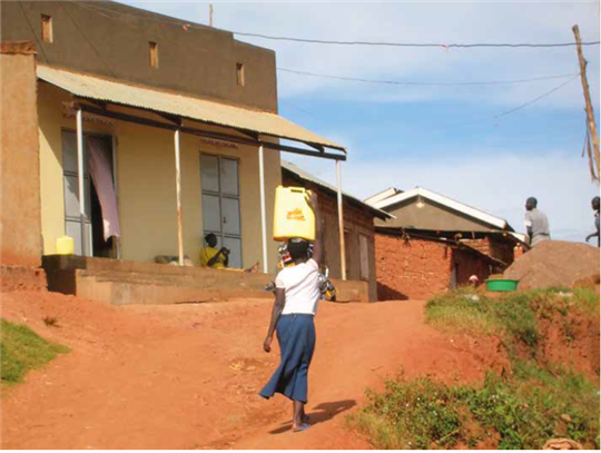 Slums w Kirece w Kampali