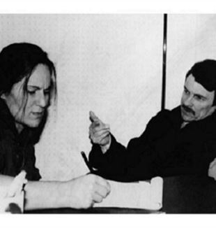 Andrej Tarkowski (1932–1986) z reżyserką Donatellą Baglivo