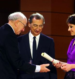 Gaetano Giussani odbiera Wielki Złoty Medal (fot. Ansa7Paolo Salmoirago)