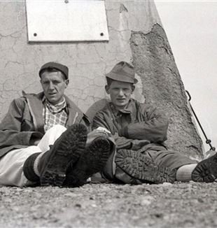 Fabio Baroncini i Angelo Scola w 1962 r.