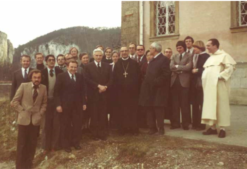 Opactwo Weltenburg, 1977: ostatnie spotkanie doktorantów z Ratzingerem przed nominacją na arcybiskupa Monachium wraz z Karlem Rahnerem
