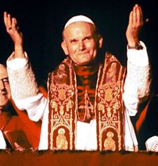 Jan Paweł II w dniu wyboru 