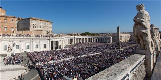 Audiencja Papieża Franciszka z Ruchem Komunia i Wyzwolenie, 15 października 2022 (Foto Massimo Quattrucci/Fraternità CL)