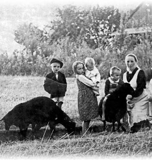 Wiktoria Niemczak Ulma z dziećmi