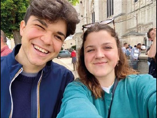 Selfie w Lyonie dla Vittorio, studenta Politechniki Mediolańskiej