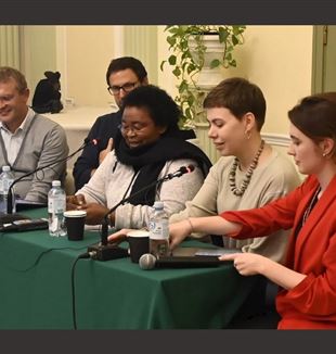 Spotkanie z Alberto, Andreą i Rose z Kampali (©Olga Dubjaghina)