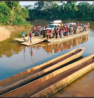 Ujęcia z okolic Bangassou w Republice Środkowoafrykańskiej