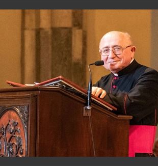 Ks. Prałat Ennio Apeciti, delegat arcybiskupa Mediolanu ds. beatyfikacji założyciela CL