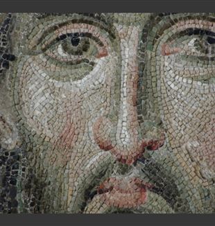 Bazylika Hagia Sofia w Stambule, fragment mozaiki przedstawiającej Chrystusa błogosławiącego (Unsplash/Nick Kwan)