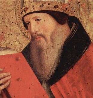 Antonello da Messina, „Święty Augustyn” (1472–1473), fragment, Galeria Regionalna Palazzo Abatellis w Palermo (©Wikimedia)
