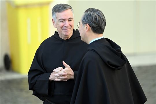 Ojciec Joseph Farrell, przeor generalny zakonu augustianów (©Alessia Giuliani/Catholic Press Photo)
